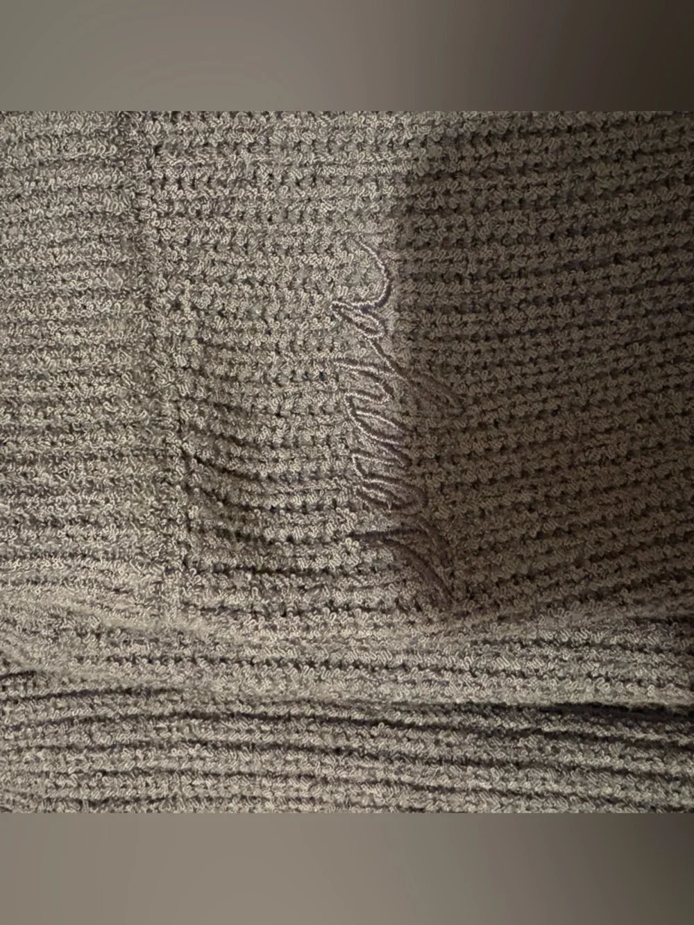 SER.O.YA London Knit Flare Pants Gray Ribbed Bell Bottoms NWT XS - Picture 6 of 6